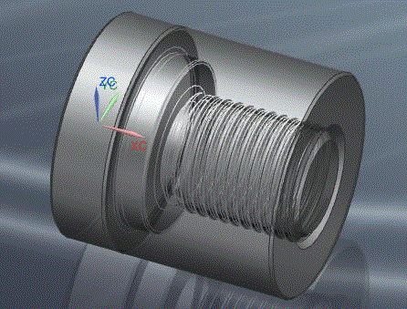 SC382-螺纹配合零件的工艺设计与数控加工[两件套]UG三维