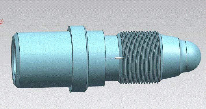 SC383-轴零件的工艺设计与数控加工UG三维-长107