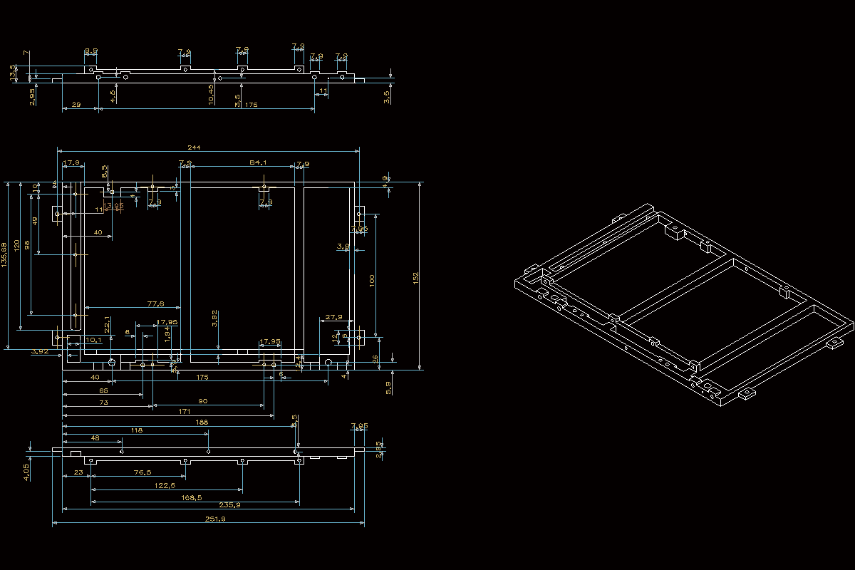 SC438-右框架的三维造型和数控加工工艺和编程