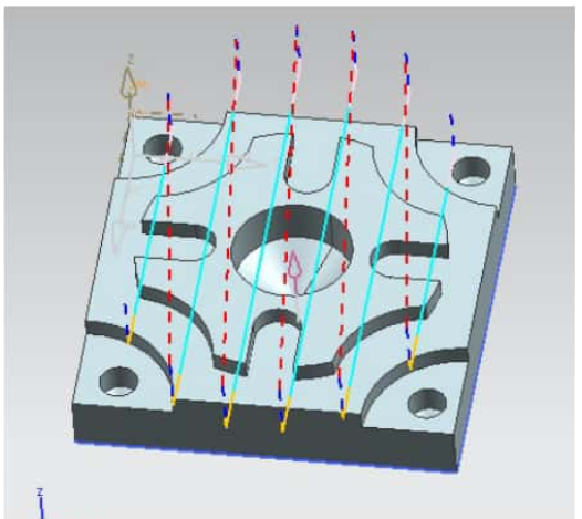 SC451-板类工件数控铣加工编程设计【三维UG】