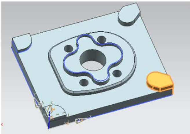 SC452-板类工件数控铣加工编程设计【三维UG】