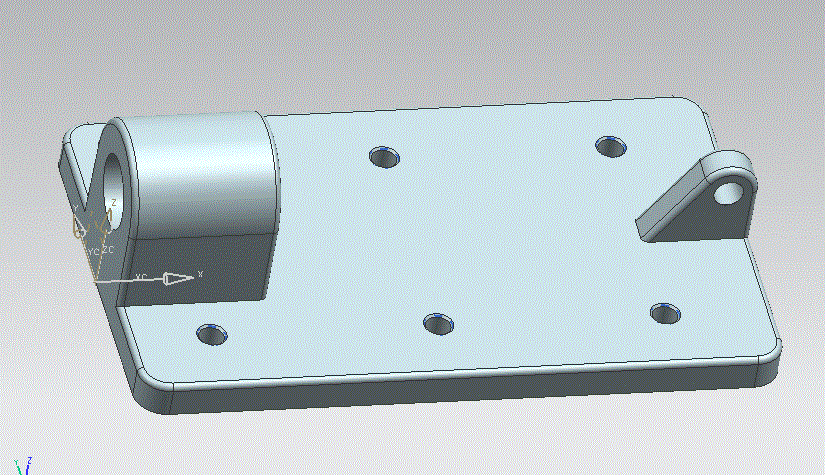 SC457-耳型板零件工艺编制及加工仿真设计【三维UG】
