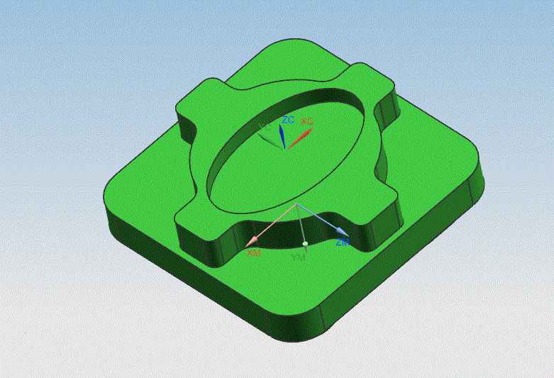 SC463-加工中心宏程序零件工艺设计及仿真模拟【三维UG】