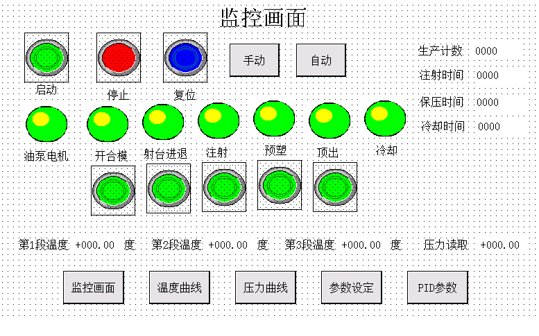 DY706-基于S7-200 PLC和组态技术的手机外壳注塑监控系统设计