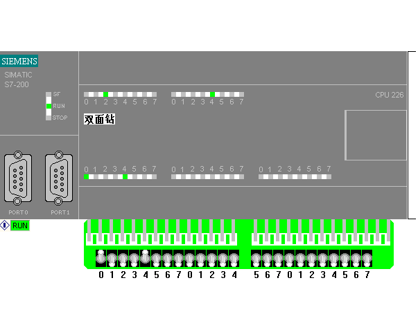 DY1095-S7-200 PLC双面钻孔组合机床控制系统设计