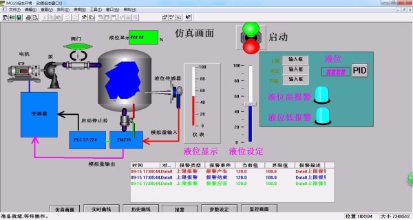 DY1157-基于S7-200 PLC和MCGS组态的水箱水位控制系统设计