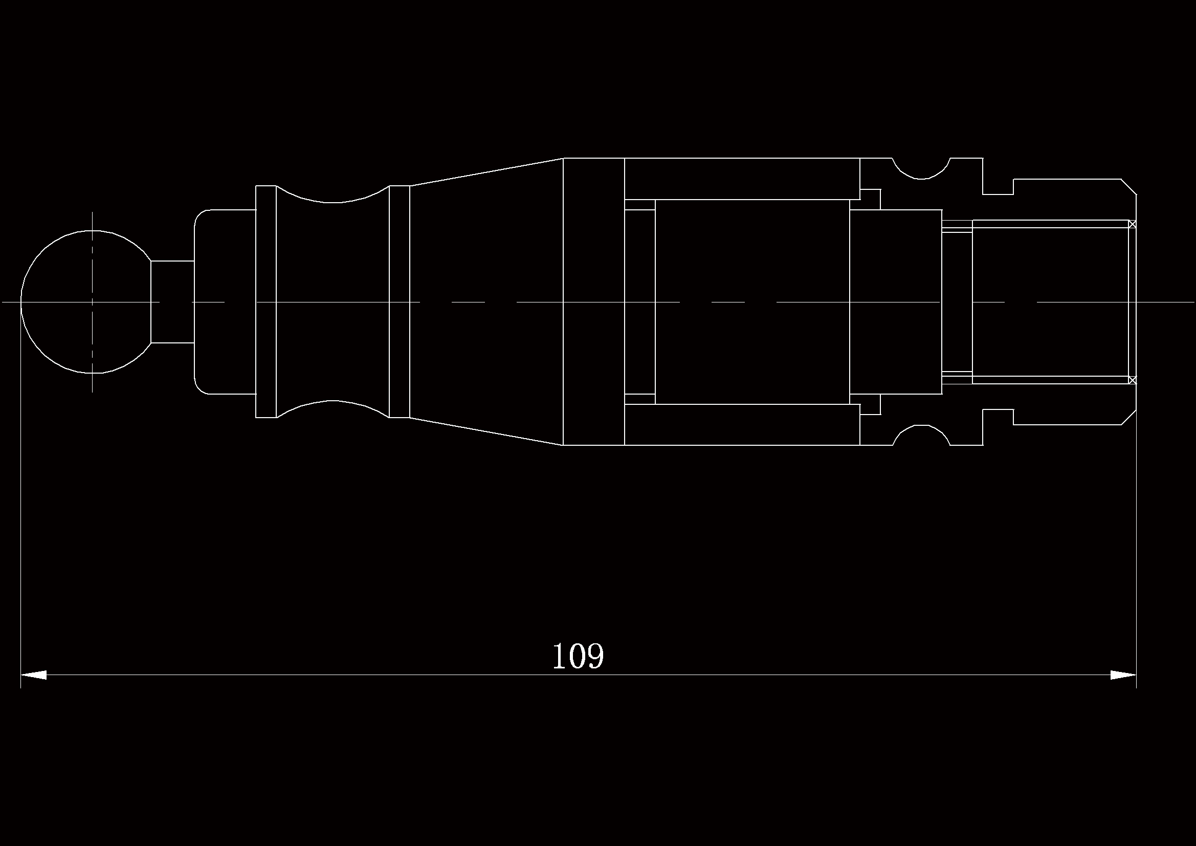 SC168-数控车削加工三个零件组合件加工工艺程序编制和斯沃仿真-长109