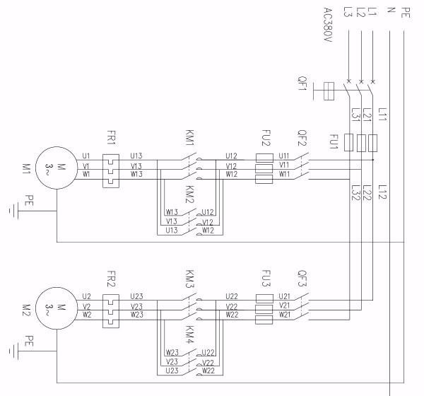 DY687-基于继电器-接触器的电镀车间专用行车电气控制设计