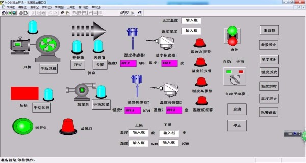 N999-基于S7-200 PLC及MCGS组态的塑料大棚种植樱桃温湿度控制系统设计