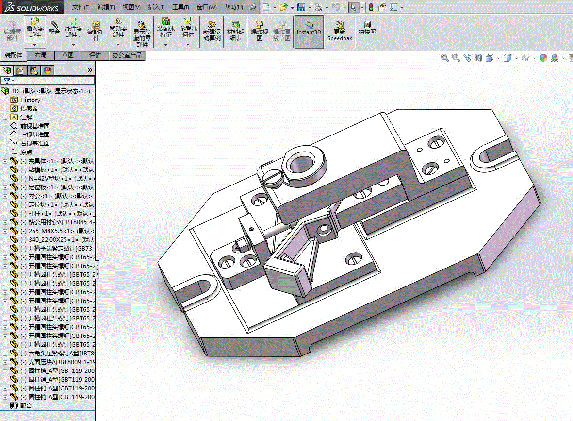 KS94B-CA6140车床杠杆[831009] 加工工艺和钻φ25孔夹具设计[含SW及UG三维图]