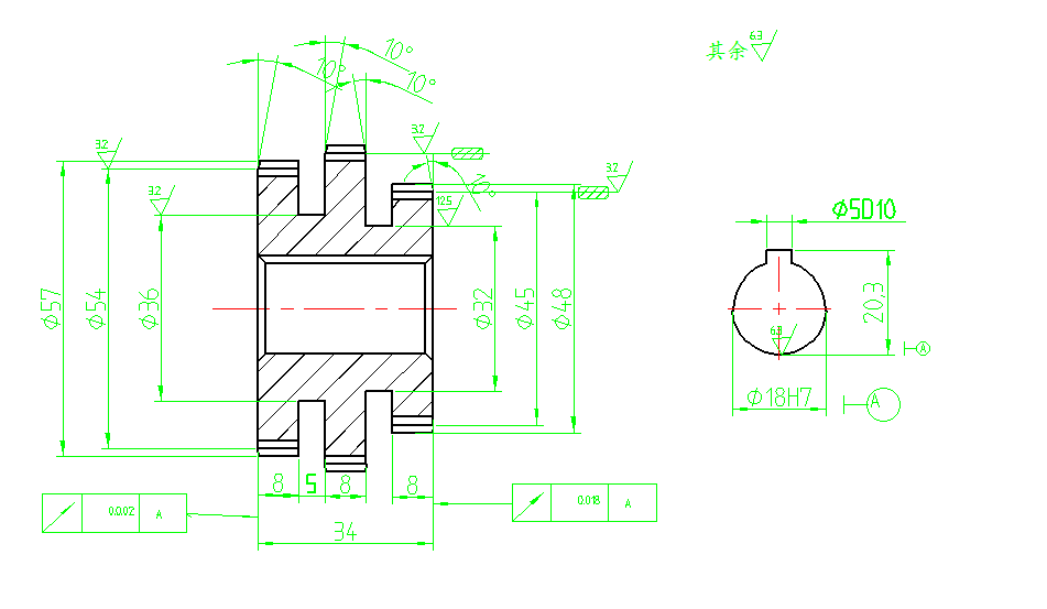 JJ517-三联齿轮工艺规程及插齿夹具设计