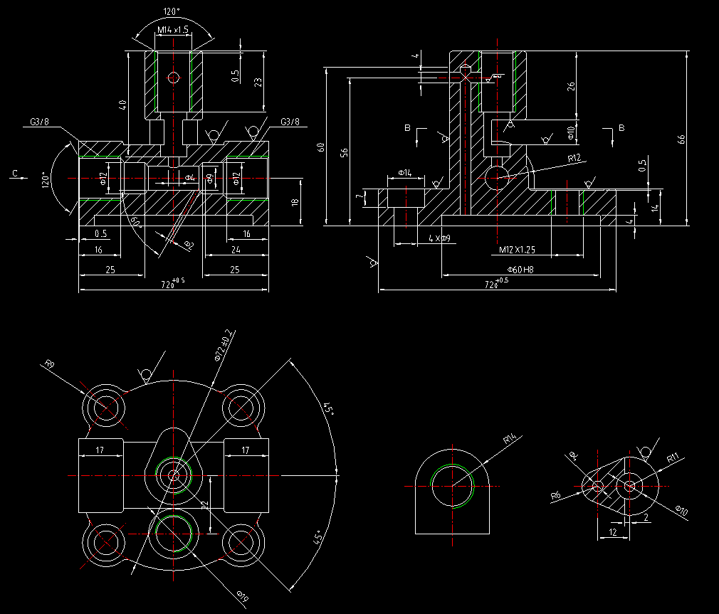 JJ760-喷雾器壳体机械加工工艺规程及钻Φ4孔夹具设计[高66]