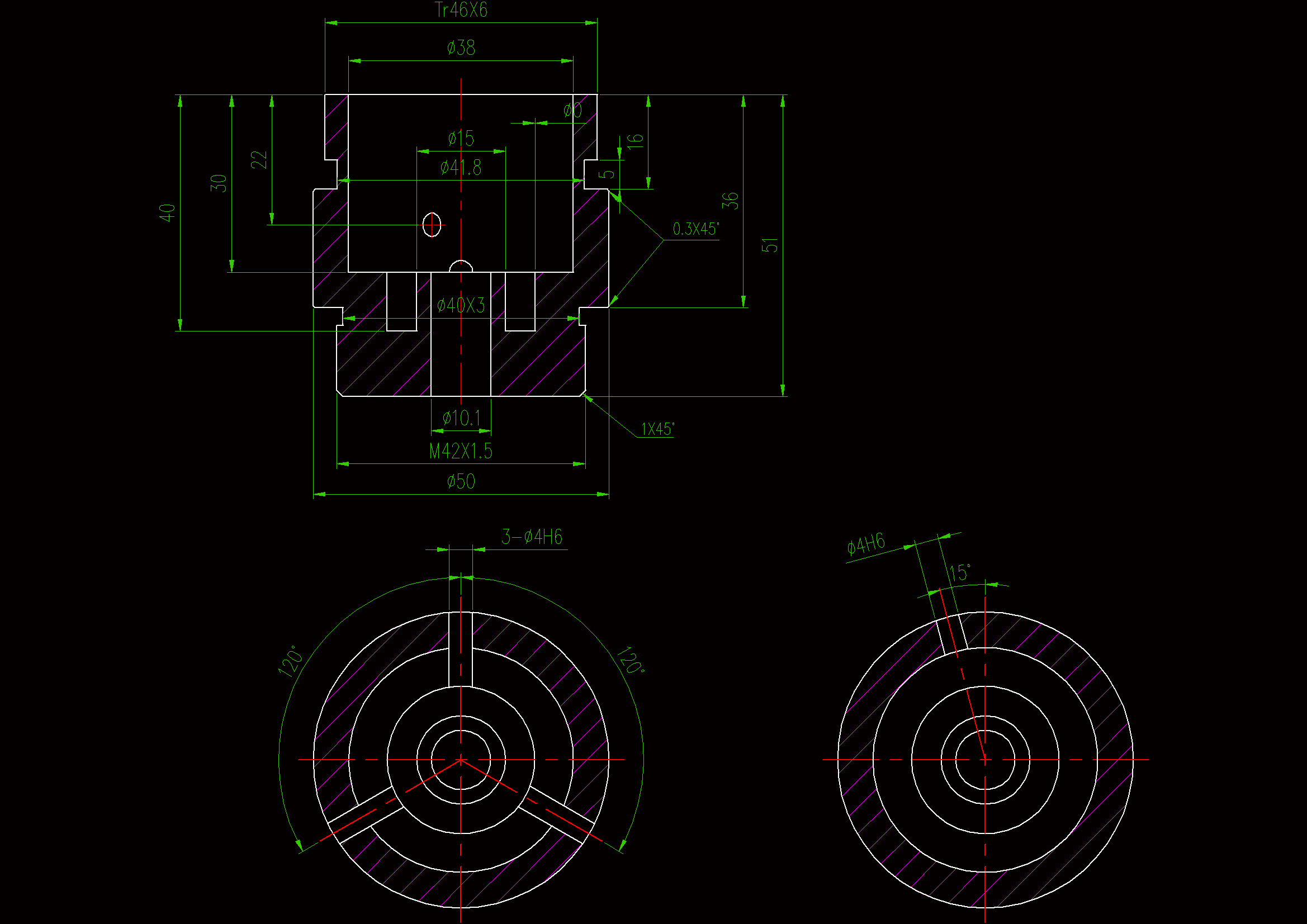 JJ771-螺纹座机械加工工艺规程及钻Φ10孔夹具设计
