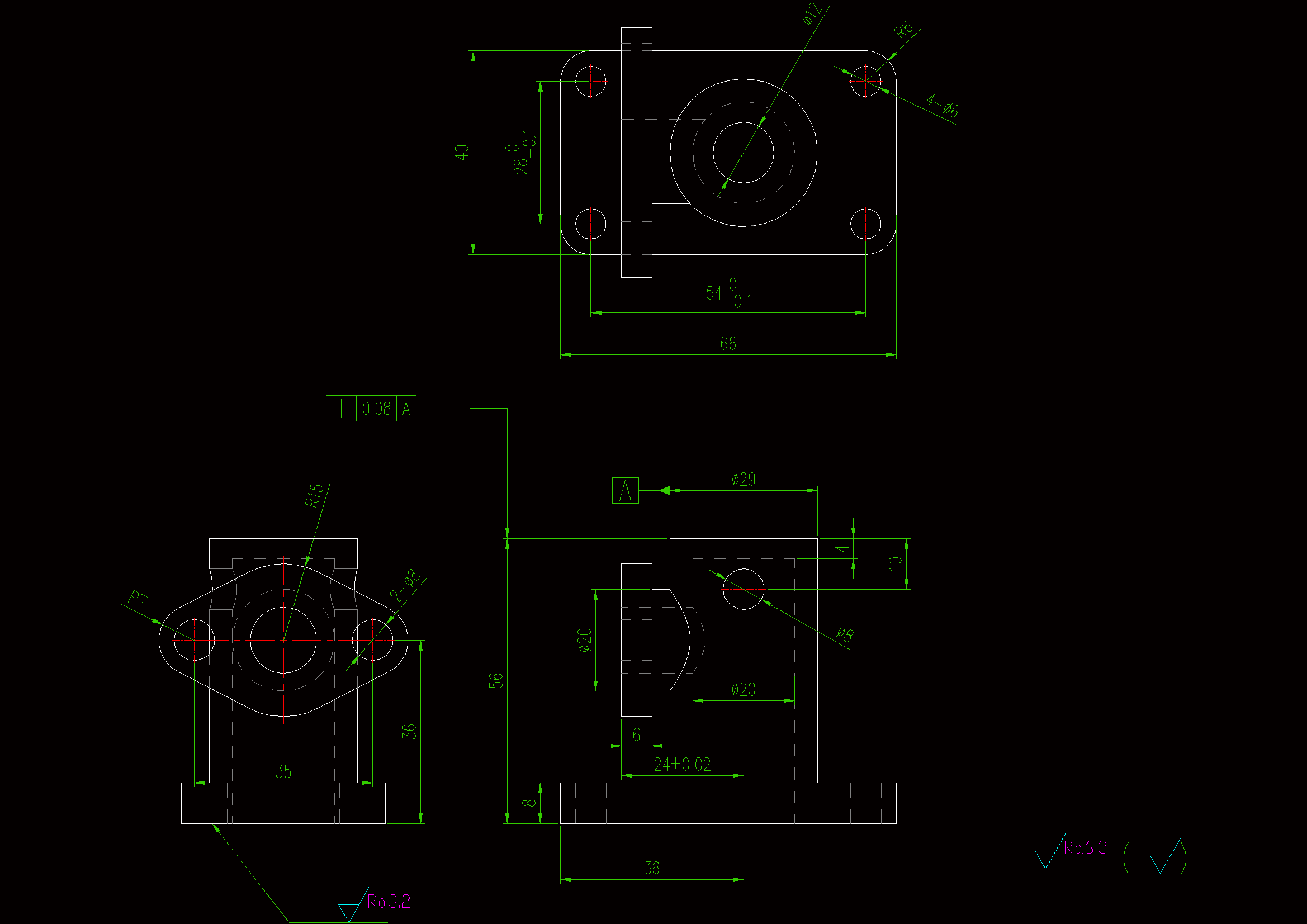 JJ828-缸体零件的机械加工工艺规程和4-φ6孔钻夹具设计