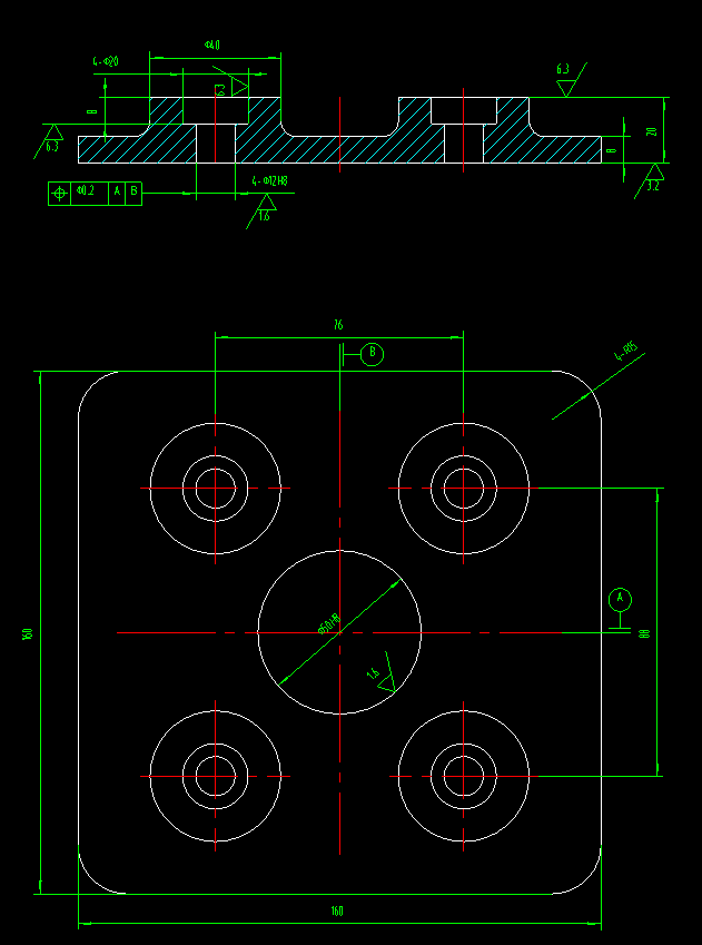 JJ838-底座机械加工工艺规程及钻4-φ12孔夹具设计