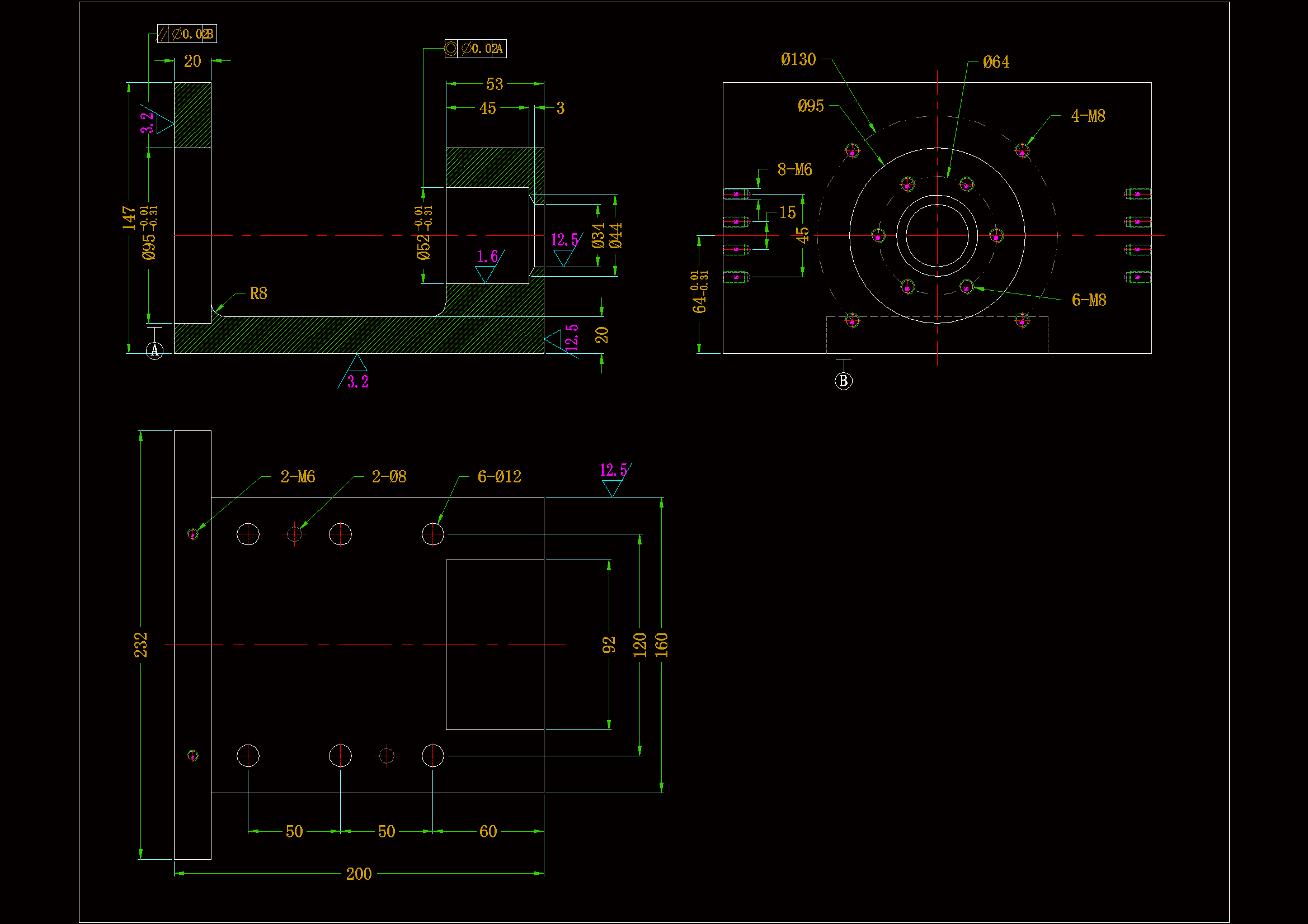 JJ839-底座机械加工工艺规程及镗φ52孔夹具设计