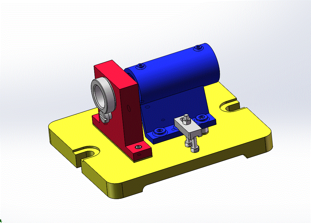 JJ889-套筒座机械加工工艺及镗φ50孔夹具设计[含SW三维图]
