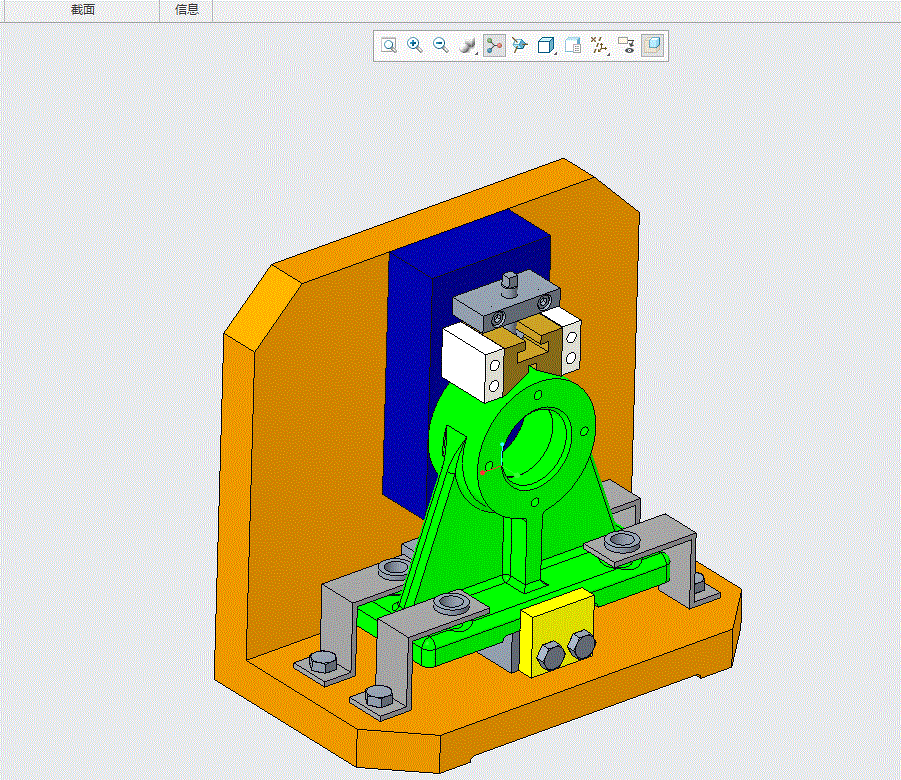 JJ921-KCSJ-04轴承座工艺及钻4-Φ12沉头22台阶孔夹具设计[含Proe三维图]