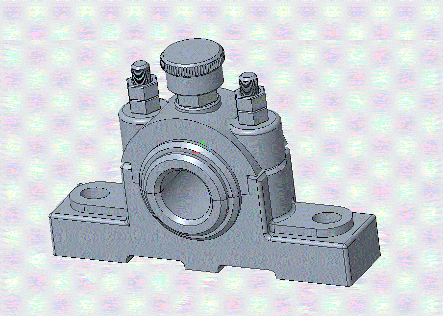 JJ922-KCSJ-04轴承座加工工艺及铣直径77两面夹具设计[含Proe三维图]