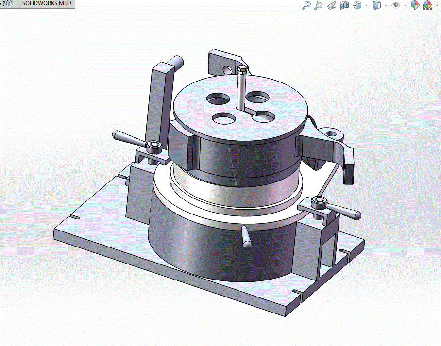 JJ926-中间轴轴承支架工艺规程及铣两侧平面夹具设计[含SW三维图]