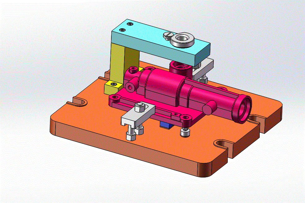 JJ973-变速箱顶盖机械加工工艺及钻扩铰φ20孔夹具设计[含SW三维图]