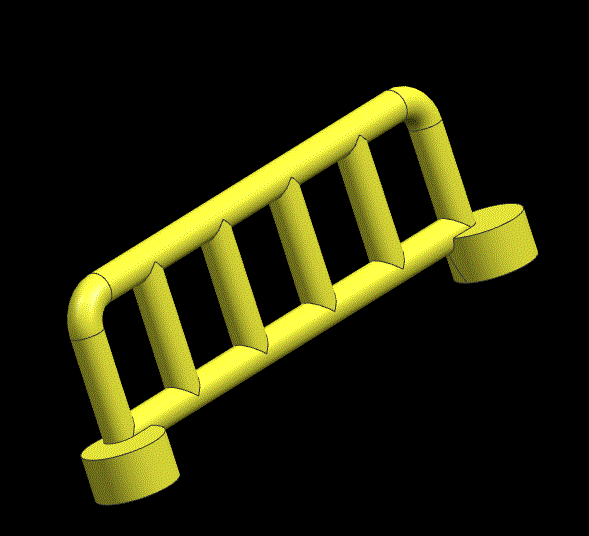 JJ985-乐高玩具栏杆注塑模具设计[含UG三维图]