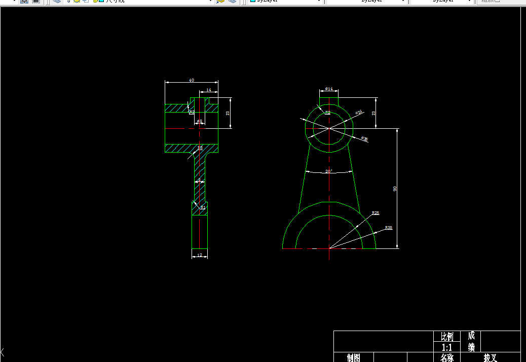N282-拔叉锻造模具设计