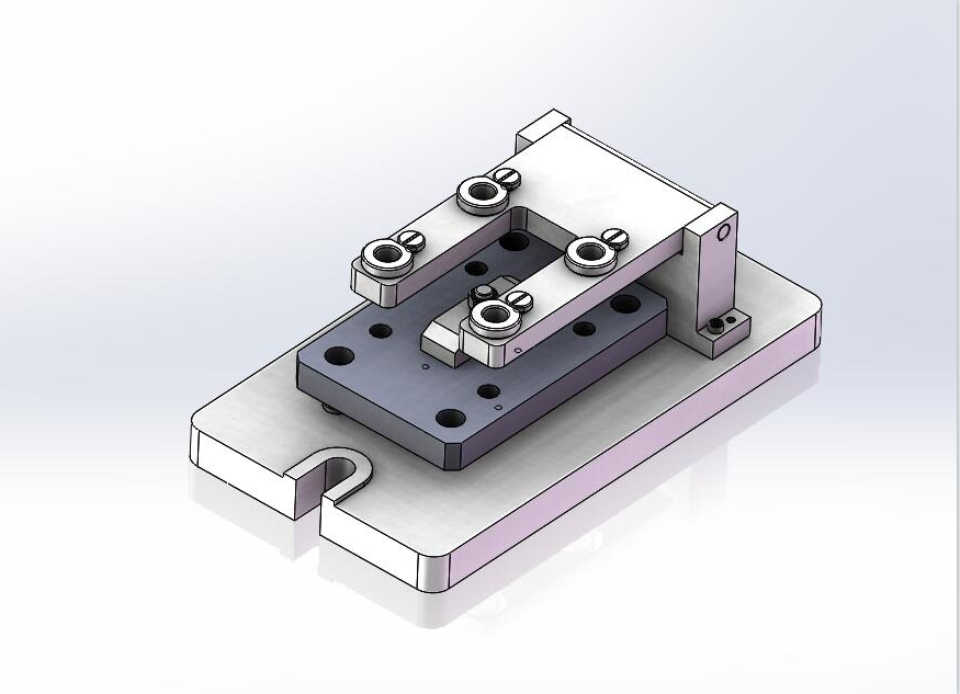 N323-方法兰机械加工工艺规程及钻攻M22螺纹孔夹具设计[含SW三维图]