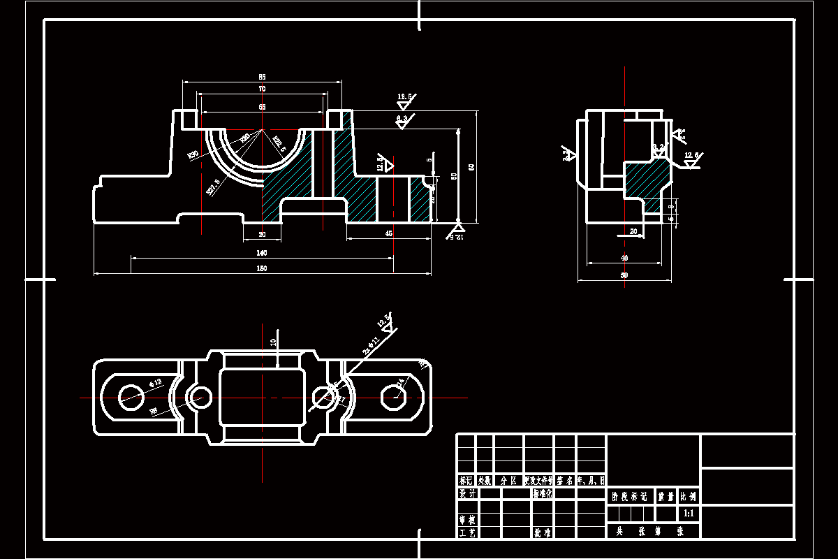 JJ193-轴承座加工工艺及镗r20 直径40中心孔夹具设计