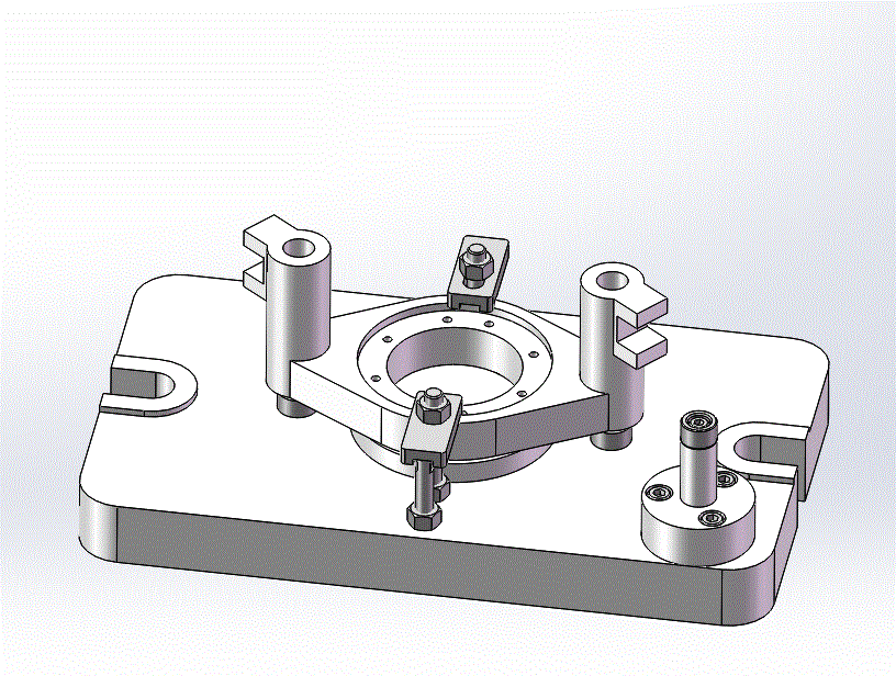 JJ260-斜拨叉的加工工艺及铣14槽夹具设计[含SW三维图]