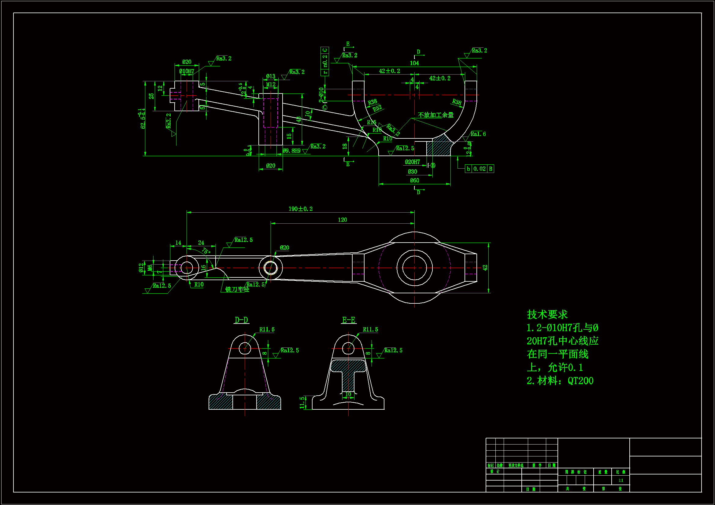 JJ268-拨叉机械加工工艺规程及钻2-Φ10孔夹具设计