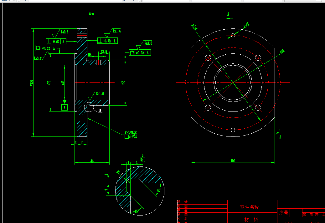 KS560B-法兰盘机械加工工艺规程及钻M6螺纹孔夹具设计