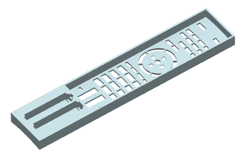 JJ1172-遥控器面板注塑模具设计[含UG三维图]