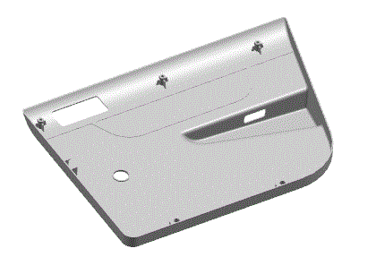 JJ1205-汽车门内板注塑件工艺优化及模具设计[含UG三维图及模流分析]