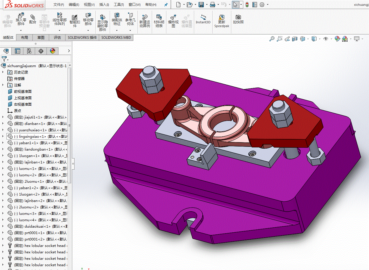 K1036-CA6140车床拨叉[831008]工艺及中间铣断夹具设计[含SW三维图]
