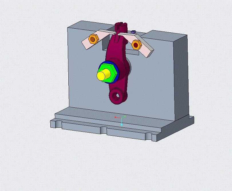 JJ1474-推动架加工工艺及铣宽6深9.5槽夹具设计[含Proe三维图]