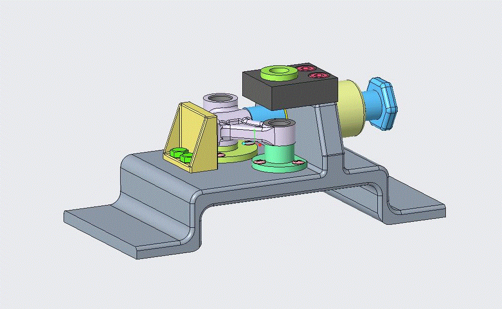 K1582-气门摇臂轴支座加工工艺及钻φ16通孔夹具设计[含Proe三维图]