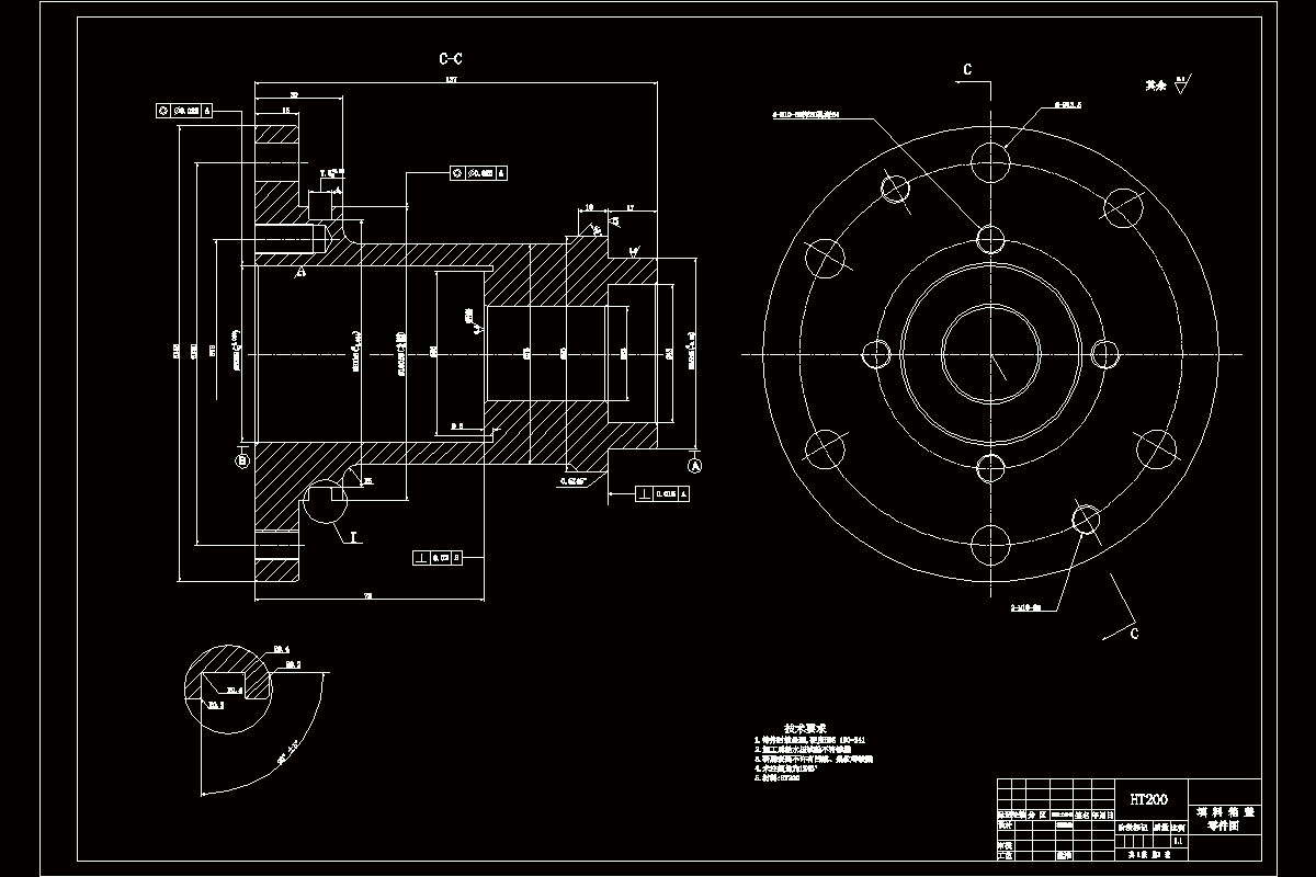M7110-填料箱盖加工工艺及钻φ32孔和φ47孔夹具设计[气动夹具]