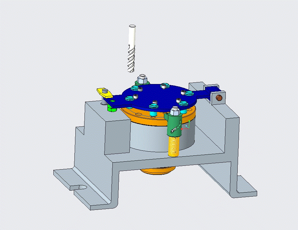JJ1496-填料箱盖加工工艺及钻6-ф13.5孔夹具设计[含Proe三维图]