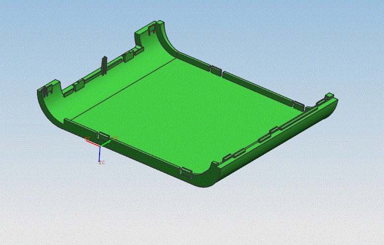 JJ1709-充电宝后盖的注塑模具设计-侧抽芯[含UG三维图]