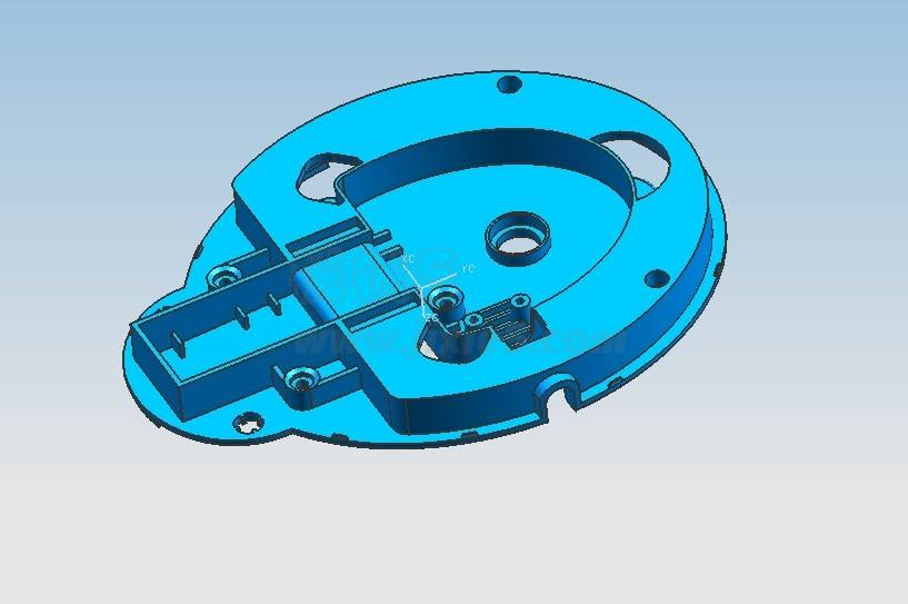 JJ1730-热水壶底座注塑模具设计-侧抽芯[含UG三维图]
