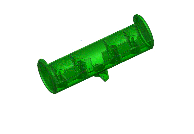 JJ1741-支撑条注塑模具设计-侧抽芯[含UG三维图]