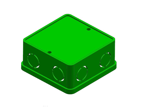 JJ1766-接线电气盒注塑模具设计-滑块抽芯[含UG三维图]