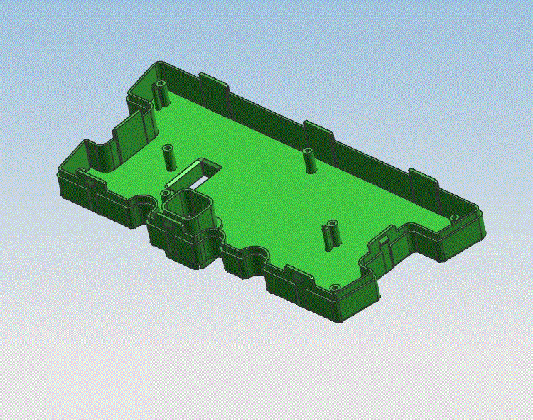 JJ1785-空调控制面板注塑模具设计-抽芯[含UG三维图]