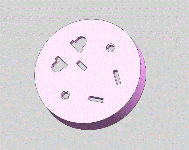 JJ1020-基于UG的五孔插头盖注塑模具设计[含UG三维图]