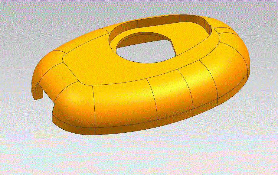 JJ1812-鼠标下壳塑料注塑模具设计-侧抽芯[含UG三维图]