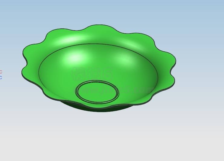 JJ1836-荷花形塑料果盘的注塑模具设计