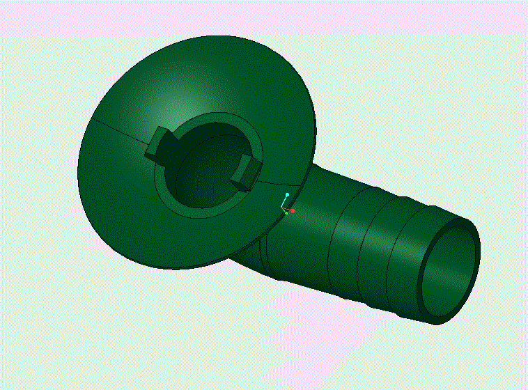 JJ1848-弯管接头注射模具设计-滑块侧抽芯[含Proe三维图]