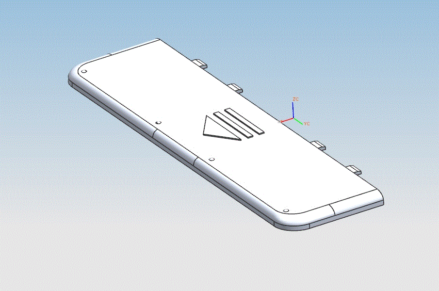 JJ1857-笔记本电池盖注射模具设计[含UG三维图]