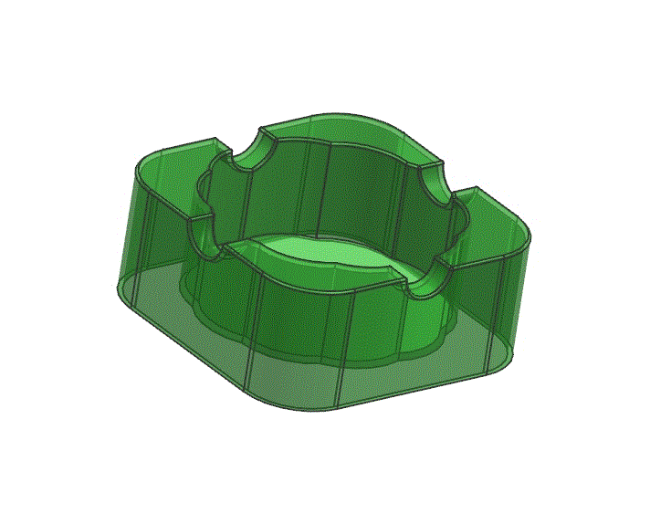JJ1858-方形烟灰缸的塑料注射模具设计[含UG三维图]